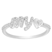Thumbnail for LADIES RING 1/6 CT ROUND DIAMOND 10K WHITE GOLD