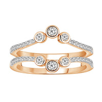 Thumbnail for LADIES BAND 1/2 CT ROUND DIAMOND 14K ROSE GOLD