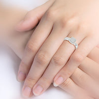 Thumbnail for LADIES RING 1/4 CT ROUND DIAMOND 10K WHITE GOLD