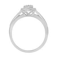 Thumbnail for LADIES RING 1/4 CT ROUND DIAMOND 10K WHITE GOLD