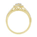 LADIES RING 1/4 CT ROUND DIAMOND 10K YELLOW GOLD