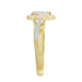 LADIES RING 1/4 CT ROUND DIAMOND 10K YELLOW GOLD