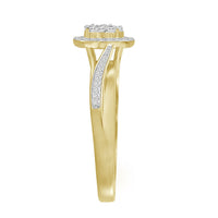 Thumbnail for LADIES RING 1/4 CT ROUND DIAMOND 10KYELLOW GOLD