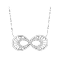Thumbnail for LADIES PENDANT 1/6 CT ROUND DIAMOND 10K WHITE GOLD
