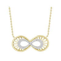 Thumbnail for LADIES PENDANT 1/6 CT ROUND DIAMOND 10K YELLOW GOLD