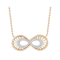Thumbnail for LADIES PENDANT 1/6 CT ROUND DIAMOND 10K ROSE GOLD