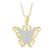 LADIES PENDANT 1/6 CT ROUND DIAMOND 10K YELLOW GOLD