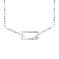 Thumbnail for LADIES NECKLACE 1/4 CT ROUND DIAMOND 10K WHITE GOLD