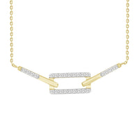 Thumbnail for LADIES NECKLACE 1/4 CT ROUND DIAMOND 10K YELLOW GOLD