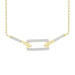 LADIES NECKLACE 1/4 CT ROUND DIAMOND 10K YELLOW GOLD