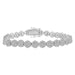 LADIES BRACELET 5 CT ROUND DIAMOND 10K WHITE GOLD