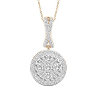 Thumbnail for LADIES PENDANT 1/5 CT ROUND DIAMOND 10K ROSE GOLD
