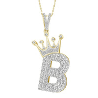 Thumbnail for MEN'S CHARM 3/8 CT ROUND DIAMOND 10K YELLOW GOLD