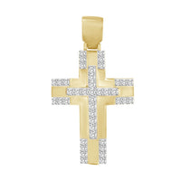 Thumbnail for MEN'S CHARM 1/2 CT ROUND DIAMOND 10K YELLOW GOLD