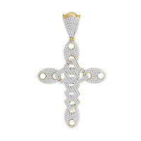 Thumbnail for MEN'S CHARM 1 CT ROUND DIAMOND 10K YELLOW GOLD