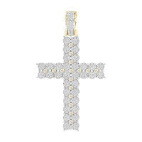 Thumbnail for MEN'S CHARM 2 1/2 CT ROUND DIAMOND 10K YELLOW GOLD