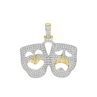 Thumbnail for MEN'S CHARM 1/2 CT ROUND DIAMOND 10K YELLOW GOLD