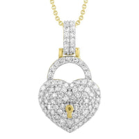 Thumbnail for LADIES PENDANT 1/2 CT ROUND DIAMOND 10K YELLOW GOLD