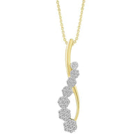 Thumbnail for LADIES PENDANT 1/4 CT ROUND DIAMOND 10K YELLOW GOLD