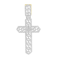 Thumbnail for MEN'S CHARM 2 CT ROUND DIAMOND 10K YELLOW GOLD
