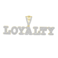 Thumbnail for MEN'S CHARM 1 1/2 CT ROUND/BAGUETTE DIAMOND 10K YELLOW GOLD