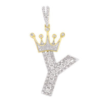Thumbnail for MEN'S CHARM 3/8 CT ROUND DIAMOND 10K YELLOW GOLD