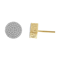 Thumbnail for UNISEX EARRINGS 1/3 CT ROUND DIAMOND 10K YELLOW GOLD