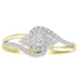 LADIES RING 1/4 CT ROUND DIAMOND 10K YELLOW GOLD