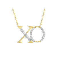 Thumbnail for LADIES NECKLACE 1/10 CT ROUND DIAMOND 10K YELLOW GOLD
