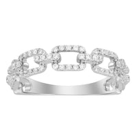 Thumbnail for LADIES STACKABLE BAND 1/3 CT ROUND DIAMOND 10K WHITE GOLD