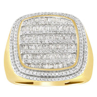 Thumbnail for MEN'S RING 1 1/2 CT ROUND DIAMOND 14K YELLOW GOLD