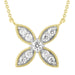 LADIES PENDANT 1/4 CT ROUND DIAMOND 10K YELLOW GOLD