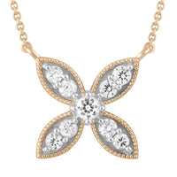 Thumbnail for LADIES PENDANT 1/4 CT ROUND DIAMOND 10K ROSE GOLD