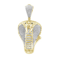Thumbnail for MEN'S CHARM 3/4 CT ROUND/BAGUETTE DIAMOND 10K YELLOW GOLD
