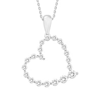 Thumbnail for LADIES PENDANT 1/2 CT ROUND DIAMOND 10K WHITE GOLD