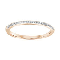 Thumbnail for LADIES RING 1/15 CT ROUND DIAMOND 10K ROSE GOLD