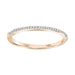 LADIES RING 1/15 CT ROUND DIAMOND 10K ROSE GOLD