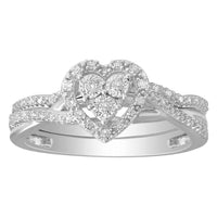 Thumbnail for LADIES RING 1/6 CT ROUND DIAMOND 10K WHITE GOLD