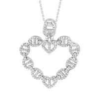 Thumbnail for LADIES PENDANT 1/3 CT ROUND DIAMOND 10K WHITE GOLD