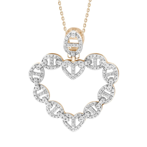 LADIES PENDANT 1/3 CT ROUND DIAMOND 10K ROSE GOLD