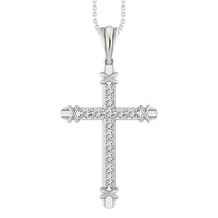 Thumbnail for LADIES PENDANT 1/3 CT ROUND DIAMOND 10K WHITE GOLD