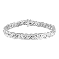 Thumbnail for LADIES BRACELET 1/2 CT ROUND DIAMOND 10K WHITE GOLD