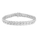 LADIES BRACELET 1/2 CT ROUND DIAMOND 10K WHITE GOLD