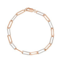 Thumbnail for LADIES BRACELET 1/2 CT ROUND DIAMOND 10K ROSE GOLD