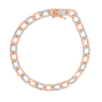 Thumbnail for LADIES BRACELET 1 CT ROUND DIAMOND 10K ROSE GOLD