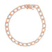 LADIES BRACELET 1 CT ROUND DIAMOND 10K ROSE GOLD