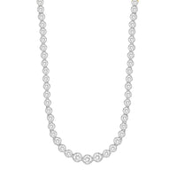 Thumbnail for LADIES NECKLACE 2 CT ROUND DIAMOND 14K WHITE GOLD