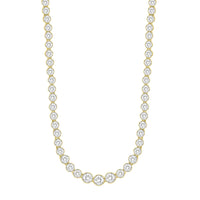 Thumbnail for LADIES NECKLACE 2 CT ROUND DIAMOND 14K YELLOW GOLD