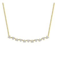 Thumbnail for LADIES NECKLACE 1/5 CT ROUND DIAMOND 10K YELLOW GOLD