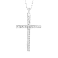Thumbnail for LADIES PENDANT 1/2 CT ROUND DIAMOND 10K WHITE GOLD
